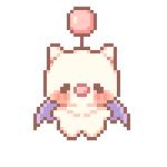 Final Fantasy Moogle Kupo Pixel Icon